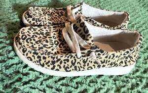 Gypsy Jazz Leopard Print Slip-On Casual Shoes GJSP0093-106